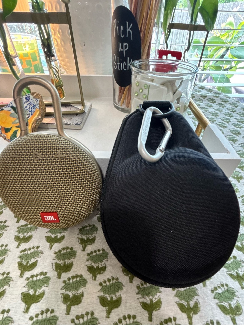 JBL Clip 3 Waterproof Bluetooth Speaker + Protective Hard Travel Case Bundle